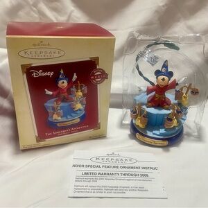 HALLMARK Keepsake Ornament 2005 THE SORCERER'S APPRENTICE Disney FANTASIA Mickey